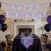 Purple Demon Birthday Banner Hunters Themed Birthday Party Paper Banner