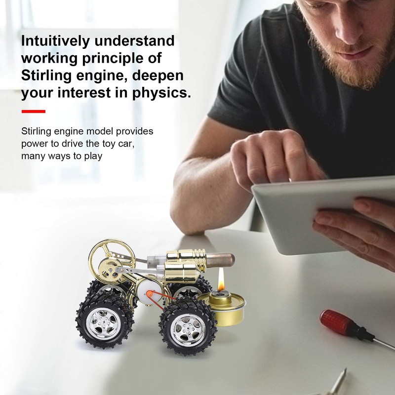 QANYEGN Engine Model, Hot Air Motor Model, Working Model Motor,