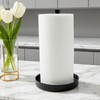 VROOMIUM Paper Towel Holder Countertop, Ceramic Base Easy-to-Clean, 1.5 lbs,