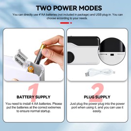 Handheld Nähmaschine Tragbare Mini Electric Sewing Machine Home Dual Speed ​​Nähmaschine für Freunde, Familie, DIY -Liebhaber oder Nähanfänger (Schwarz)