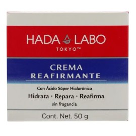 Crema Hada Labo Reafirmante con Ácido Hialurónico para Rostro y Cuello, 50g
