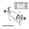 UFURMATE Roller Shades Bracket, 2 Sets Metal Roller Window Shade