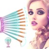 YKKJ Make Up Brush Set, 3D Mermaid Makeup Brushes, 11