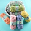 Chunky Yarn for Hand Knitting,Soft Bulky Yarn for Crocheting,Thick Big