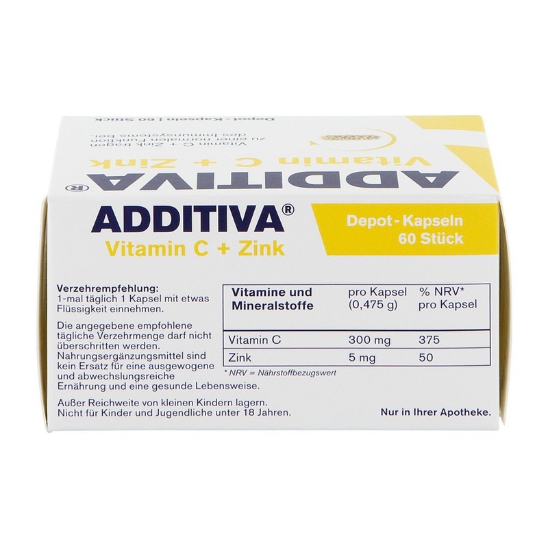 Additiva Vitamin C Depot 300 mg Capsules