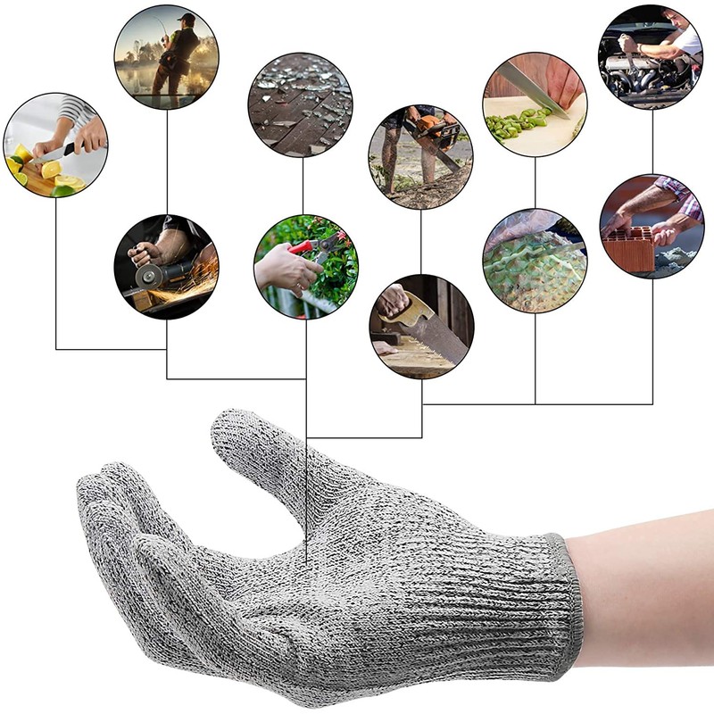 [CINECE] Work Gloves, Blade-Proof, Dedicated Gloves, Non-Cut, Anti-Slip, Disaster Prevention,