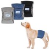 Teamoy Dog Manners Belt, Set of 3, Gray Mesh Lining,