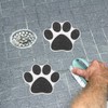 CLISPEED Anti-Slip Decorative Patch Set 10 Pcs Print Bath Stickers
