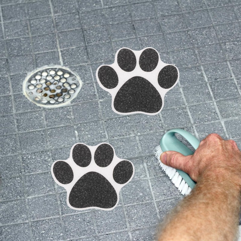 CLISPEED Anti-Slip Decorative Patch Set 10 Pcs Print Bath Stickers