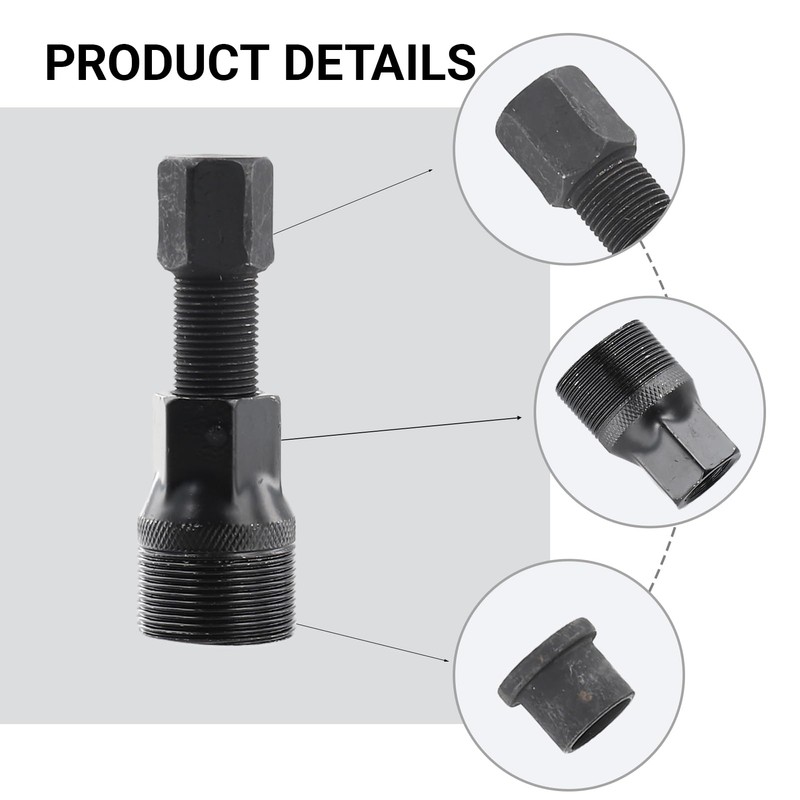 Bicycle Crank Remover Tool, Durable Carbon Steel Crank Extractor Puller
