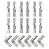 uxcell 18Pcs Invisible Brass Barrel Hinge, 25x5mm Concealed Hinges, Folding
