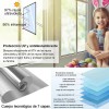 Película Espejo Privacidad Para Ventana Antirayas 10m X 75cm