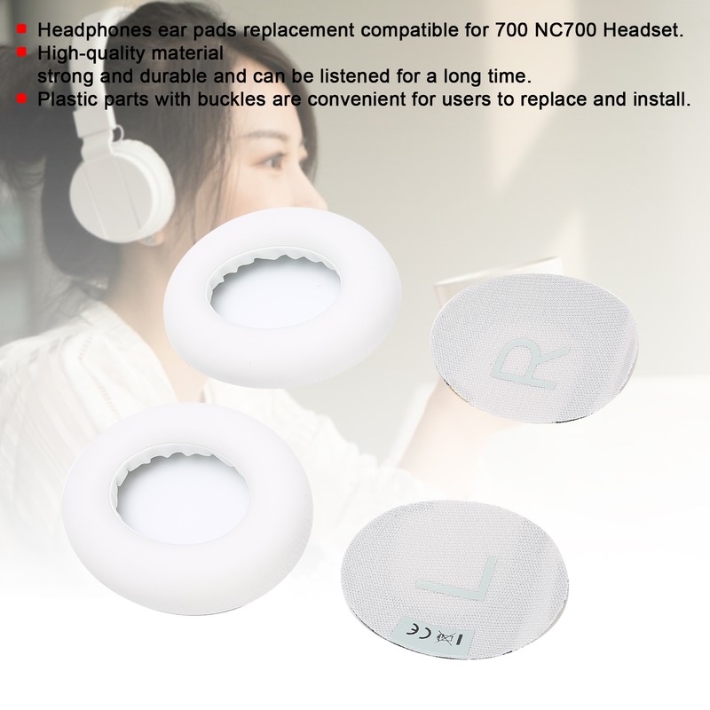 Replacement Earpads Sponge Cushion Cover for 700 NC700 Headphones Headset