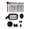 20 Brochas Maquillaje Profesional Esponjas Neceseres Cuencos Color Estilo 1