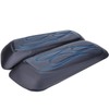 TDZ MOTO 2014-2023 Blue Premium Flame Hard Saddle Bag Lid