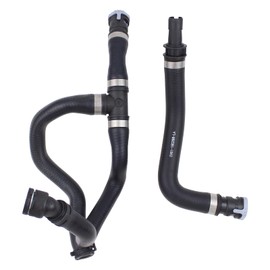DriveFix Inlet and Outlet HVAC Heater Hose Kit for Ford Escape 2013-2019 for Lincoln MKC 2017-2019 Engine Water Heater Hose
