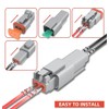 12 Sets Kits Deutsch Connector Kit with Wire Crimper -