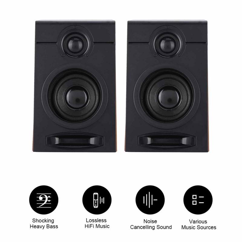 Paird 3in Heavy Bass Computer Speakers HiFi Sound Computer Subwoofer