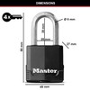 MASTER LOCK Heavy Duty Padlock [Key] [Covered Laminated Steel] [Weatherproof