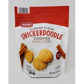 Almond Flour Snickerdoodle Cookies, Gluten Free, 3oz/85g (Pack of 1)