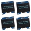 Dealikee Pack of 4 1.54 Inch OLED I2C IIC Display
