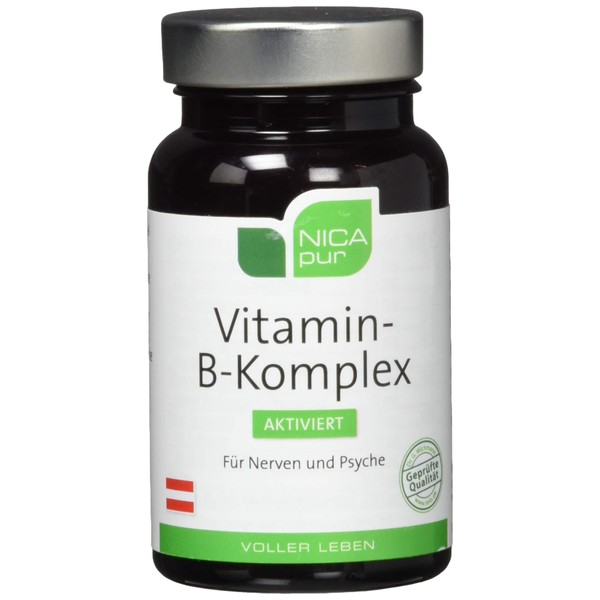 Nicapur Vitamin B Complex Activated Capsules Pack of 60 Capsules