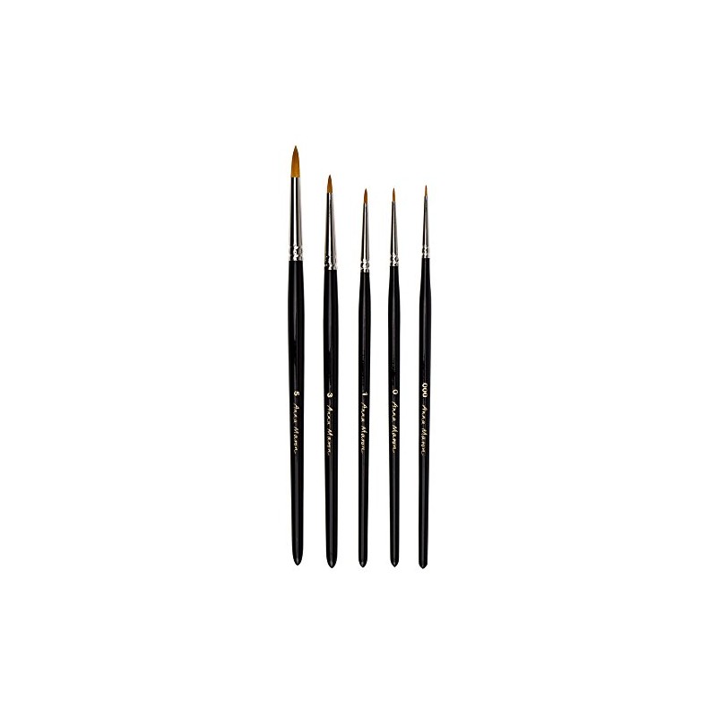 Anna Mason Synthetic Watercolour Brush Set of 5