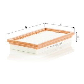 Original MANN-FILTER Air Filter C 2420 – For Passenger Cars