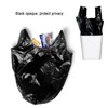Small Trash Bags, Strong Black Garbage Bags, Unscented Thicken Bin