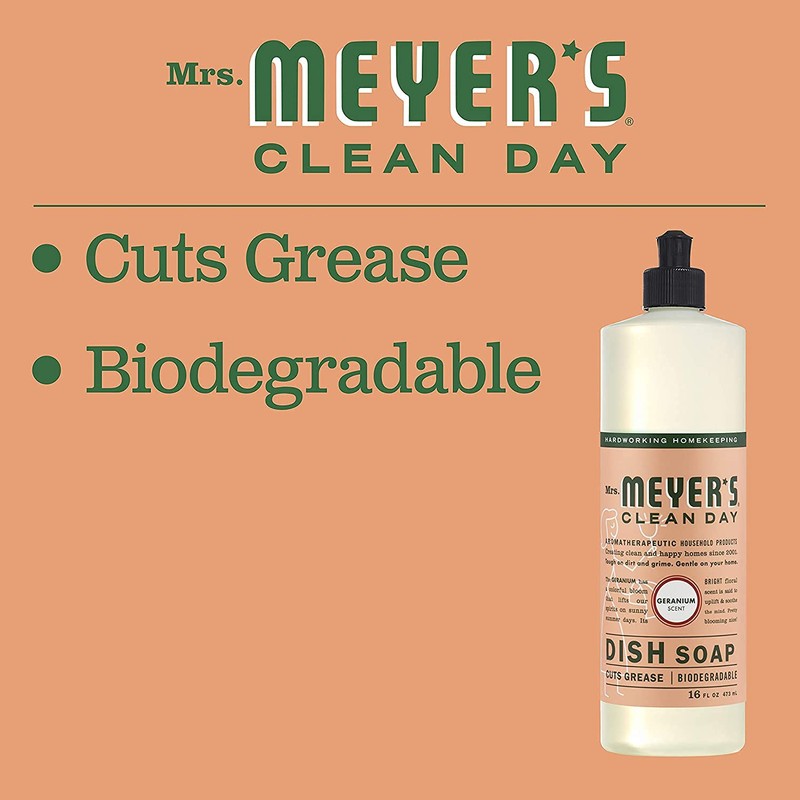 Liquid Dish Soap in Geranium - 16 oz