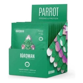 Birdman Parrot Proteínas Suplemento 12 Sobres 30gr Cu Sabor BERRY VAINILLA                                                                            
