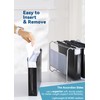 SortRax Plastic Extra Capacity Hanging File Folders, 2" Expanding Pocket,