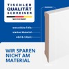 Weimarer Profile White Skirting Boards, MDF / Film, 60 /