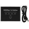 1000Mbps Internet Splitter,Gigabit Network Performance Gigabit Ethernet Splitter 1 to