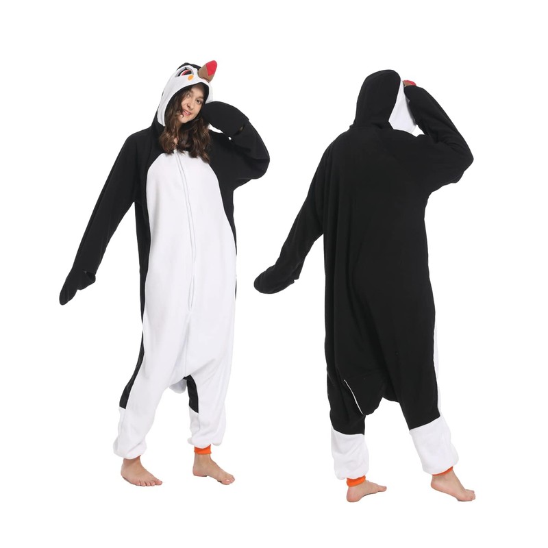 SimZoo Adult Animal Onesie Pajamas, Men and Women's Animal Cosplay