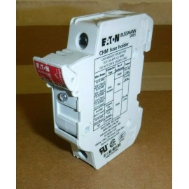 BUSSMANN Series CHM1DU Fuse Holder Rail Mount with light indicator. Single Pole