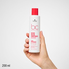 Schwarzkopf Professional Bonacure Repair Rescue Conditioner for Damaged Hair Vegan Care Complex Arginine Less Hair Breakage Inner Hair Strength Elasticity Improved Combability 200 ml