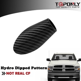 Radio Antenna Base Mount Adapter (Carbon Fiber),for Dodge Ram 1500 2500 3500 4500 5500 Truck Accessories Replacement Car Antenna Base Moulding Cover Housing