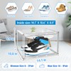 DAYOOH Acrylic Sneaker Shoe Display Case Transparent Shoe Box Storage