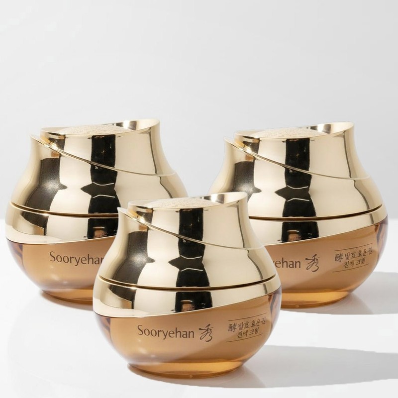 Sooryehan Fermented Hyoyun Gin Essence Cream 50ml x 3 /