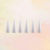 Holibanna Foam Cones 30cm White Styrofoam Cone Crafts Foam Cone