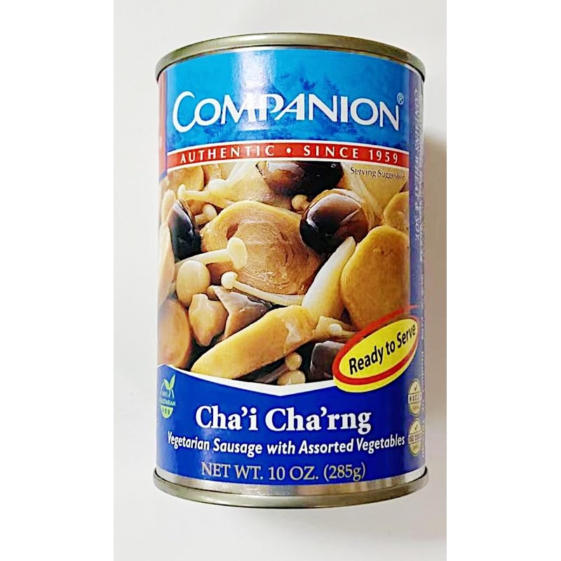 Companion Cha'i Cha'rng Vegetarian Sausage with Assorted Vegetables, Ready to