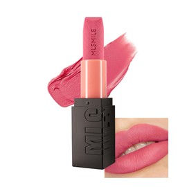 Matte Lipstick Rose Pink, Nude Matte Lipstick Long-Lasting Lip Makeup Waterproof Smudge Proof for Women,Silky Velvet Moisturizing Lip Stick High Impact Lip Color Lip Gloss Balm Gift for Girls-01