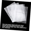 Operitacx 100pcs Inside Folder Packaging Sealable Binders Prongs Binder Document