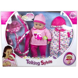 Lissi 16" Talking Baby Doll with Accessories