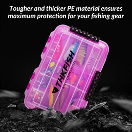 THKFISH Fishing Box Bait Box, 3400/3500/3600/3700 Fishing Tackle Box, Fishing Case, Waterproof Floating Fishing Lure Box