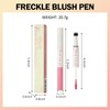Erinde Natural Freckle Pen Makeup, Waterproof Long Lasting Freckle Stamp