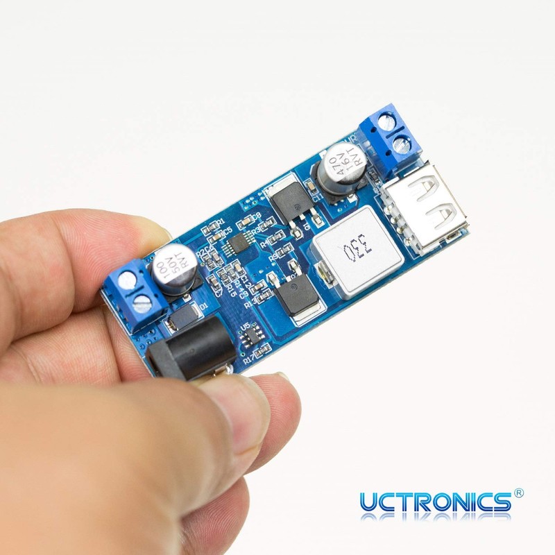 UCTRONICS DC 9V 12V 24V to DC 5V 5A Buck
