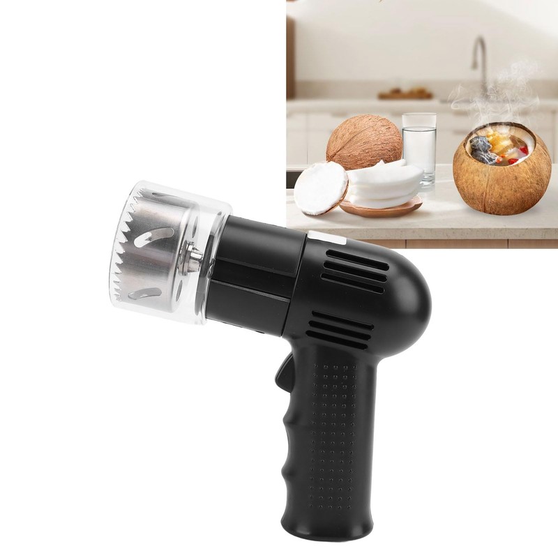 Electric Coconut Opener Tool, 304 Stainless Steel Automatic Coconut Opener