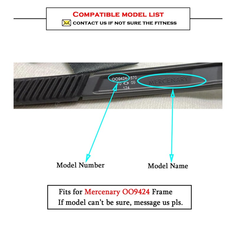 Standard Size Replacement Nose Piece Nose Pads for Oakley Mercenary